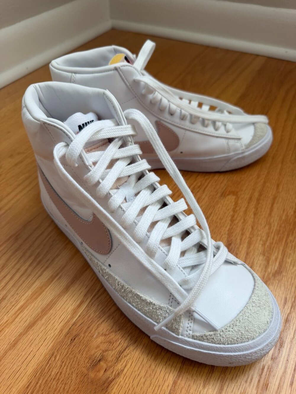 Nike Blazer Mid '77 Vintage Women's Sneakers White/Pink Size 9